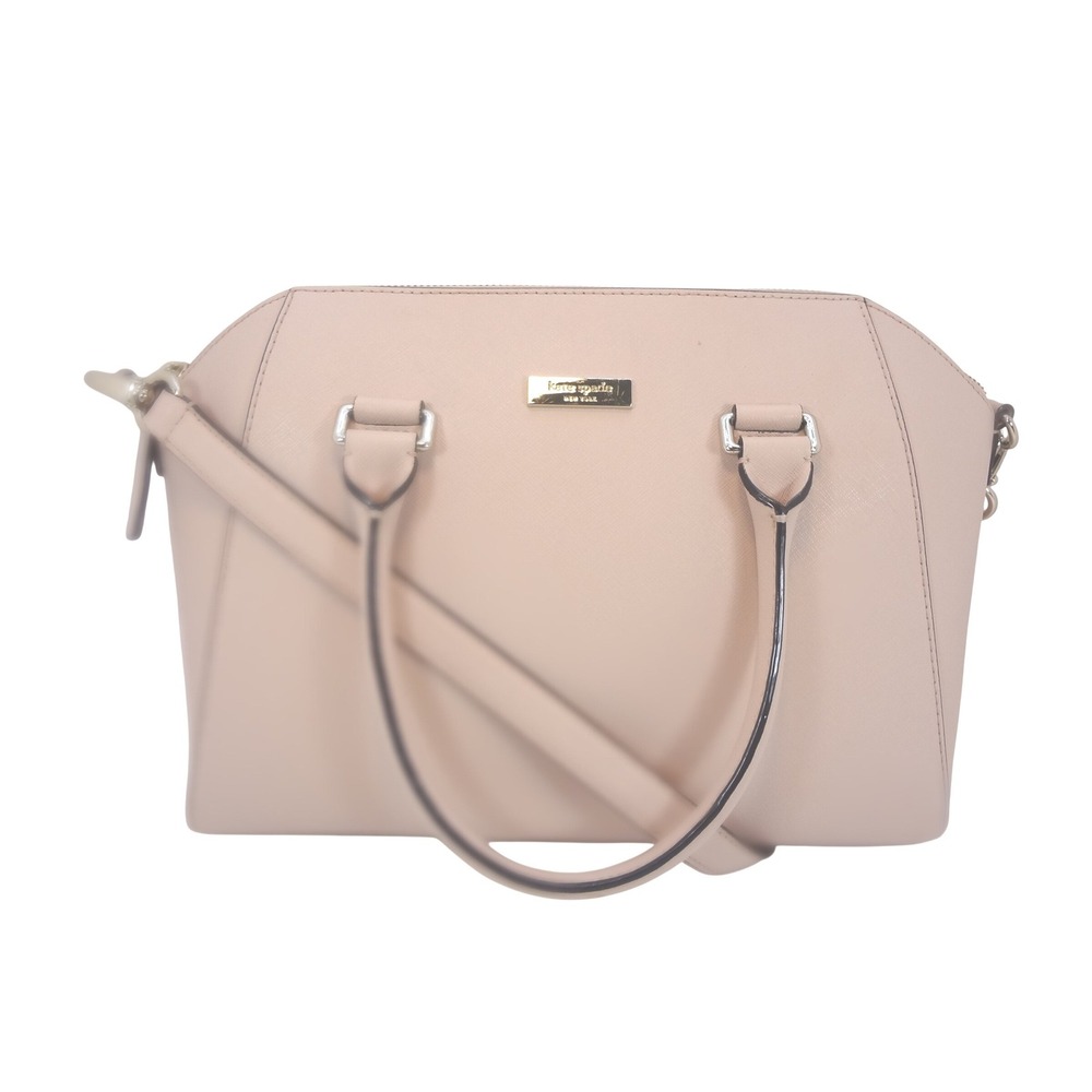Kate Spade Tilden Place Pippa Satchel Blush Pink Saffiano Leather Dome Bag